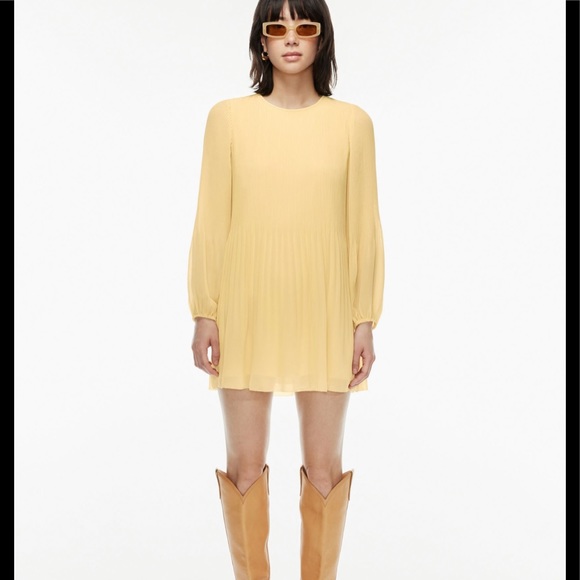 Aritzia Dresses & Skirts - New Aritzia daydreamer mini Dress Wheat